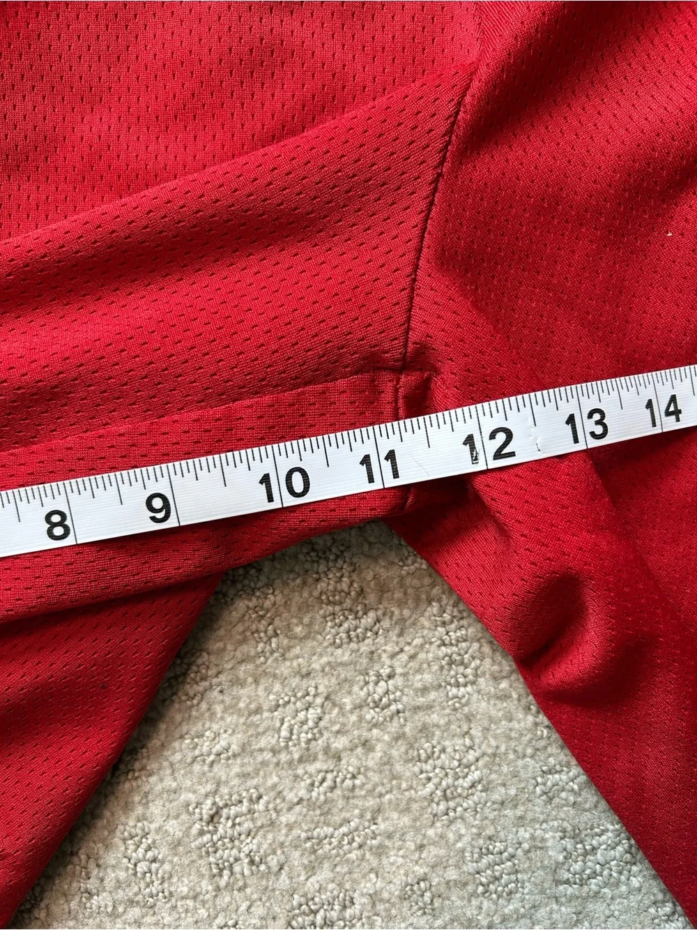 Nike Air Jordan Red Hoop Shorts Mens 3XL Y2K Rare 90s Grail - Basketball Baggy